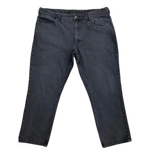 Duluth Trading Co Jeans Size 40 Flex Ballroom Dark Gray Straight Work Pants